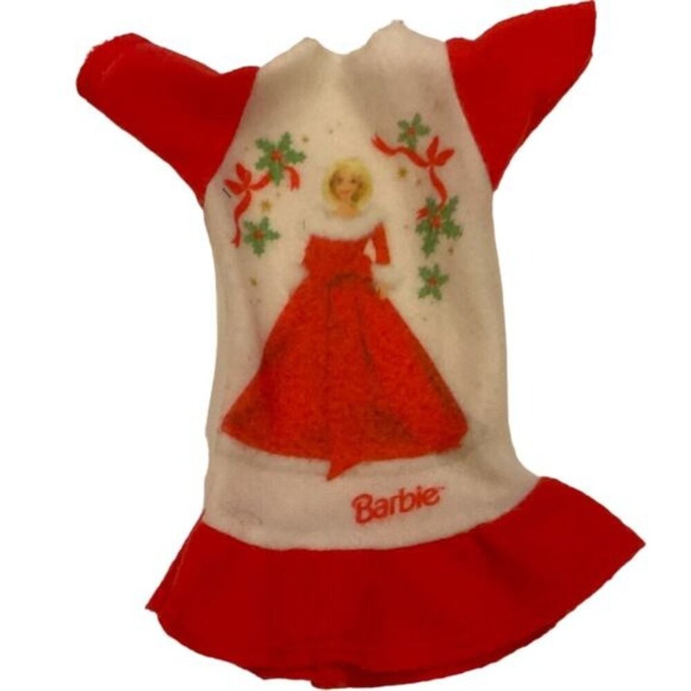 Barbie Doll Holiday Pajama Night Dress Gown